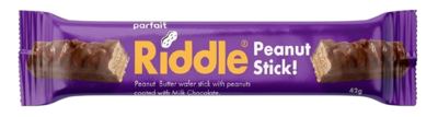 VAFEL RIDDLE SA KIKIRIKI PUTEROM I KIKIRIKIJEM PRELIVEN COKOLADOM 42G
