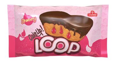 BISKVIT LOOP CAKE JAGODA VITAMINKA 47G