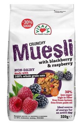 MUSLI KRANČ KUPINA I MALINA 320 GR VITALIA