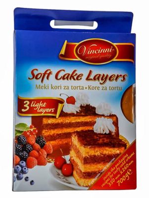 KORE ZA TORTU SVETLE 700G VINCINNI