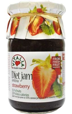 DŽEM JAGODA DIET 370G VITALIA