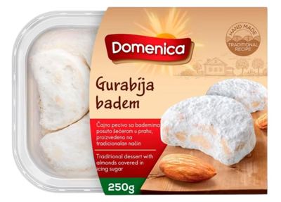 KOLAČ GURABIJA SA BADEMIMA 250GR DOMENICA