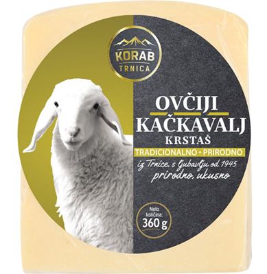 SIR OVČIJI KAČKAVALJ KRSTAŠ TRNICA KORAB 360G