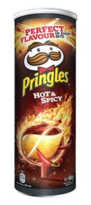 CIPS PRINGLES HOT & SPICY 165GR
