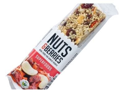 BAR ORGANSKI SUPEFOODS NUTS&BERRIES 40G