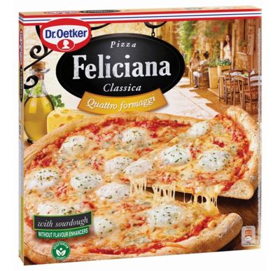 SMRZNUTA PIZZA DR OETKER FELICIANA QUATTRO FORMAGGIO 325G