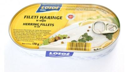 LOSOS FILET HARINGE ULJE 170G