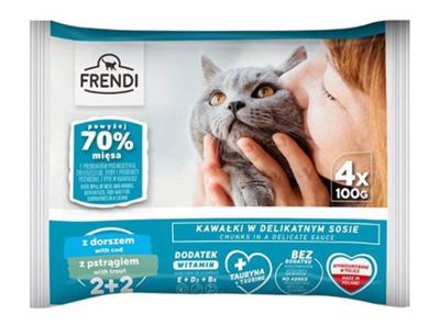 HRANA ZA MACKE PILETINA 100G FRENDI