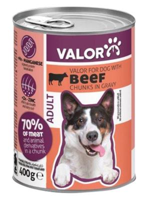 HRANA ZA PSE GOVEDINA 400G VALOR