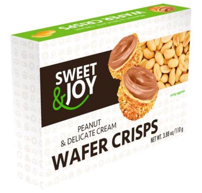 SWEET&JOY HRSKAVI VAFLI SA KIKIRIKIJEM I KREMOM 110G