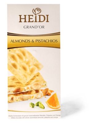 Cokol.badem&pistaci Heidi Grand'Or 100g