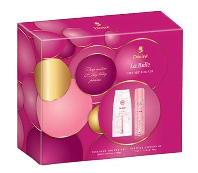 POKLON SET DESIRE LA BELLE (DEO 75ML+GEL ZA TUS 200ML)
