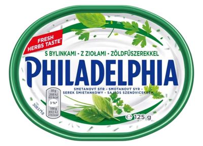 SIRNI NAMAZ SA ZACINSKIM BILJEM 125G, PHILADELPHIA