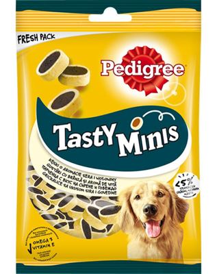 Pedigree tasty bites sir i govedina 140gr