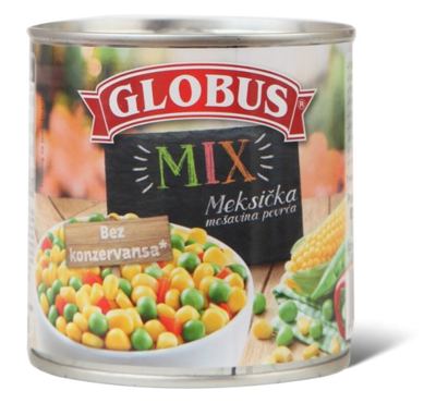 MEŠAVINA MEKSIČKA MIX 300G GLOBUS