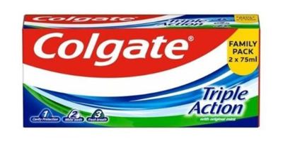 PASTA ZA ZUBE COLGATE TRIPLE ACTION BI-PACK 2X75ML