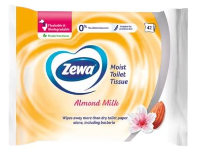 TOALET PAPIR VLAZNI ZEWA ALMOND 42/1 SCA HYGIENE PRODUCTS
