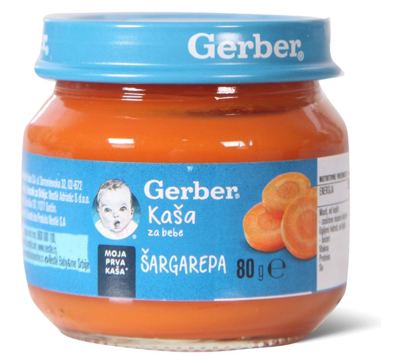 KAŠICA OD ŠARGAREPE 80GR GERBER