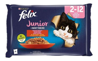 Hrana za macke Junior Felix 4x85g