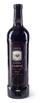 VINO CRVENO CASA CAMPO CABERNET SAUVIGNON 0.75L. TIM 99