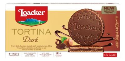 KEKS TORTINA TAMNA LOACKER 126G