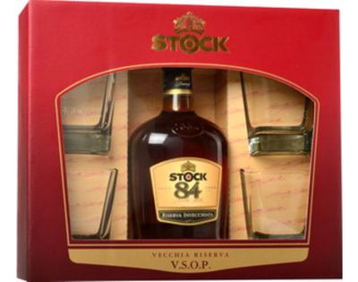 Stock 84 vsop 0.7lgift + 4 case