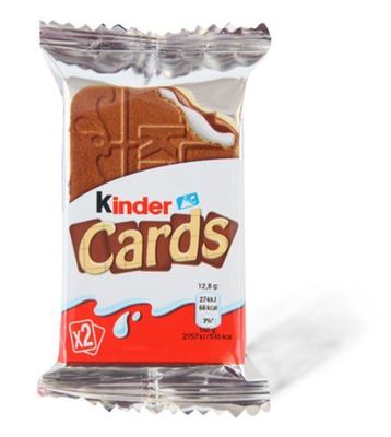 ČOKOLADA FERRERO KINDER CARDS 25.6G