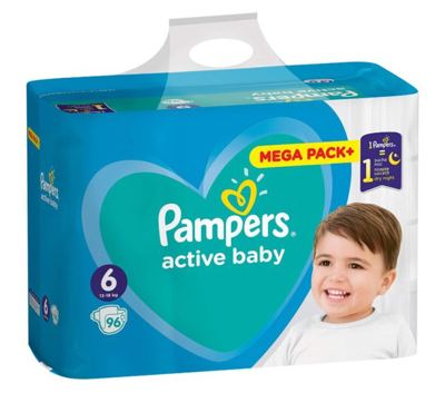 PAMPERS AB MB 6 LARGE (96)