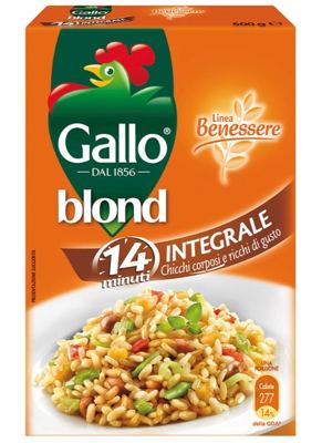 PIRINAČ BLOND INTEGRALE 0,5 KG RISO GALLO