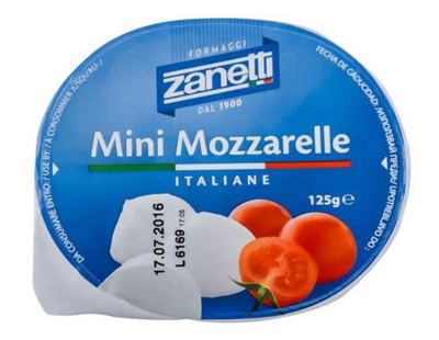 SIR MOZZARELA MINI 125GR. 42%M.M. ZANETTI