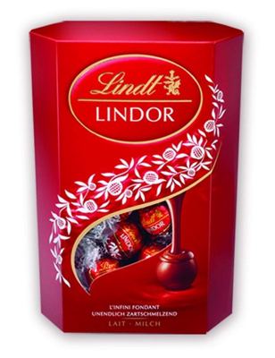 BOMBONJERA LINDOR MILK BALLS 200GR LINDT