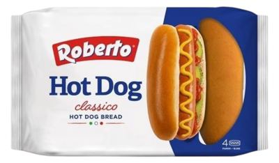 KIFLA HOT DOG ROBERTO 250G 4/1