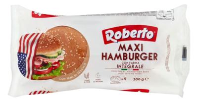 BURGER MAXI INTEGRALNI 330G ROBERTO