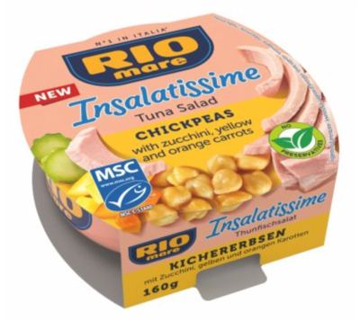 TUNJEVINA U SALATI SA LEBLEBIJOM 160GR RIO MARE