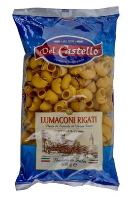 TESTENINA MAKARONE LUMAC.RIGATI DEL CASTELLO 500G