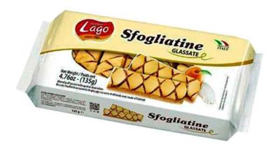 GLAZIRANI LISNATI KEKSICI 135G LAGO