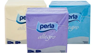 SALVETA PERLA ALLEGRO U BOJI 100/1 33X33 2SL