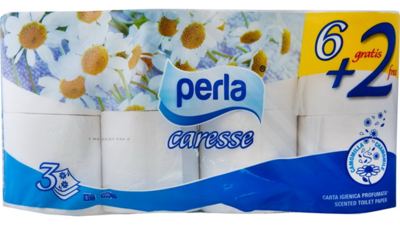 TOALET PAPIR PERLA KAMILI CA 6+2R 3SL 150STR