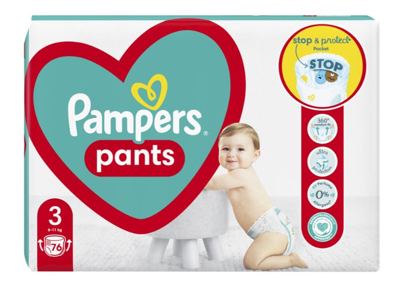 Pampers ABD pel.gaćice Giant Pack 3 76/1