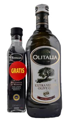 MASLINOVO ULJE EXTRA VERGINE 1 L + ACETO BALSAMICO 0.25L OLITALIA
