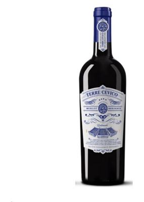 Vino crv.MerlotRub.Bio.Terre Cevico0,75l
