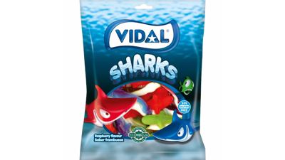 BOMB.VIDAL GUM.SHARKS 90GR