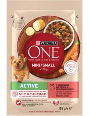 HRANA ZA PSE ONE MINI GOVEDINA I KROMPIR U SOSU 85GR NESTLE