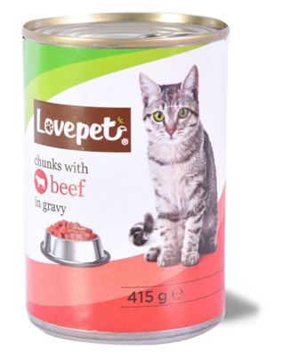 Hrana za macke goved.lim Love Pet 415g