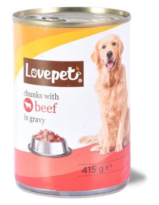 Hrana za pse goved.lim Love Pet 415g
