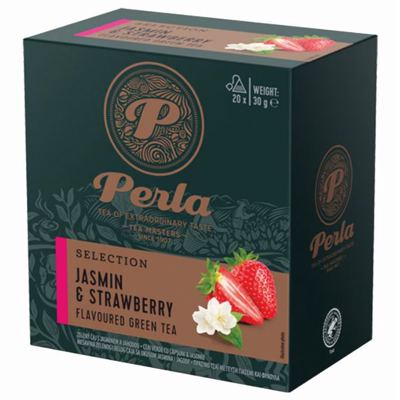 Zeleni caj jasmin&jagoda Perla 30g