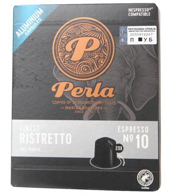 Kafa NCC Ristreto Perla 20pcs 100g