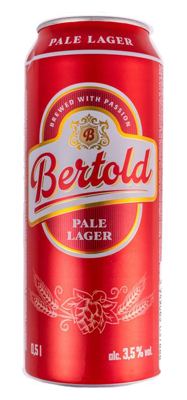 Pivo svetlo 3,5% Bertold 0,5l