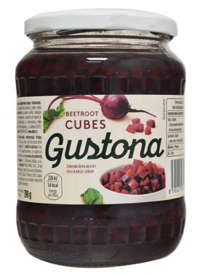 Cvekla kockice Gustona 670g