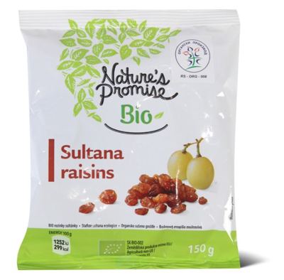Suvo grozdje Nature's Promise BIO 150g